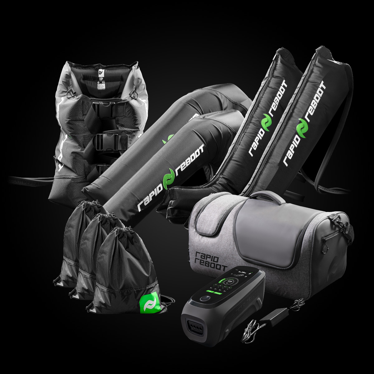 REGEN complete recovery package with boots hips and arms